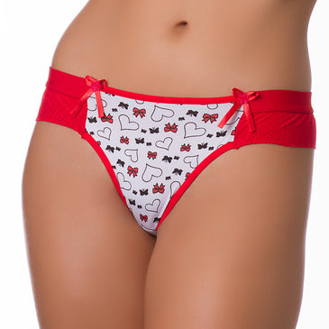 *Tanga fio dental*Com Laterais Larguinhas*Com renda*Lacinho nas laterais*Forro em algodão*Lindas estampas A modelo veste tamanho M e cor Vermelho. tamanhos M veste o manequim 40~42G veste...